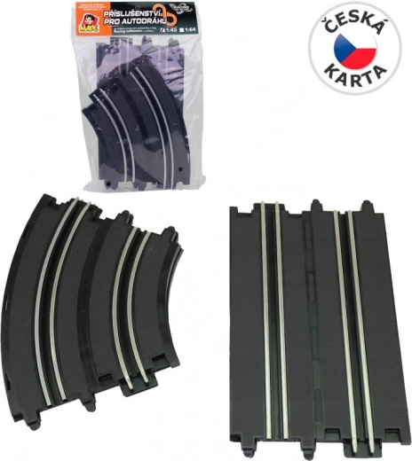 Racing Track Spare Parts 4 pcs 1:43