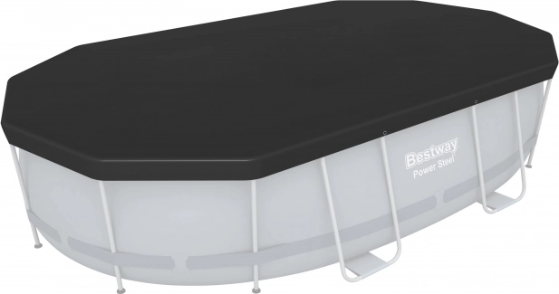 Bestway apsauginė uždengimo plėvelė ovaliam baseinui 424 × 250 × 100 cm