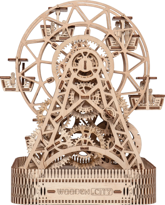 Wooden model of the Ferris wheel WOODEN CITY