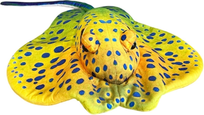 Pliušinis geltonas rajas 55 cm