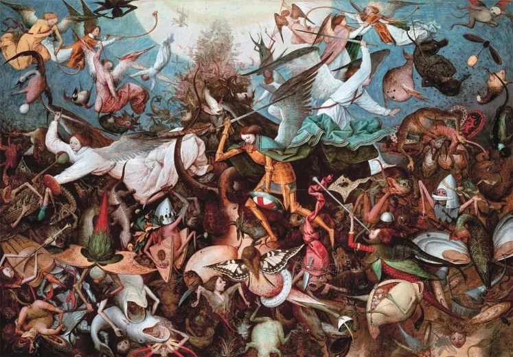 Clementoni dėlionė Museum Collection: Angelų nuopuolis, 1000 detalių