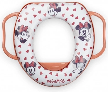 Minkštas vaikiškas WC adapteris su rankenėlėmis MINNIE