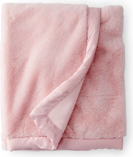 Carter's vaikiška dvipusė antklodė iš dirbtinio kailio Pink 80 × 110 cm