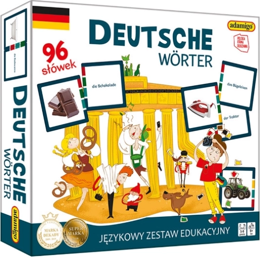 Kalbinės mokomosios kortelės „Deutsche Wörter“