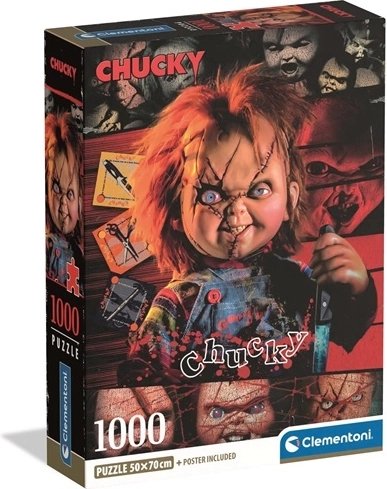 Clementoni Puzzle Horror Collection Chucky 1000 pieces compact