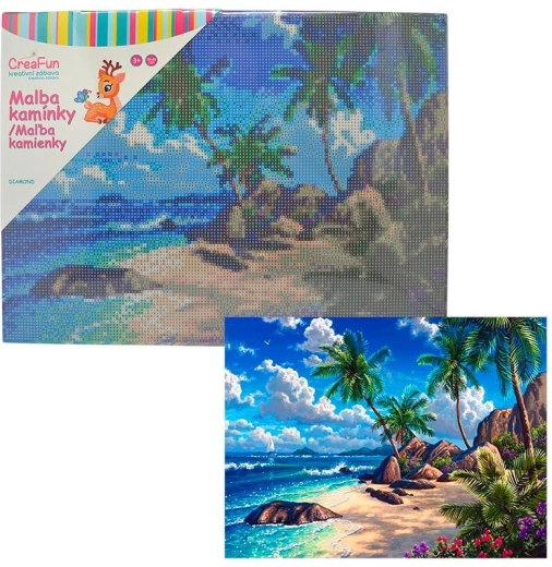 Deimantinis tapymas „Trikampis“ 30 × 40 cm