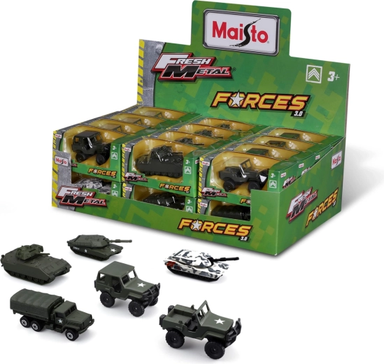 Maisto Fresh Metal Force 3.0 karinė transporto priemonė, mastelis 1:64 – 1 vnt.
