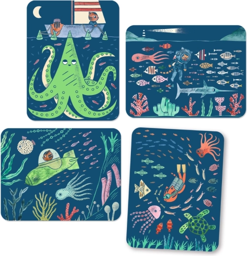 Sea motifs that come to life with water