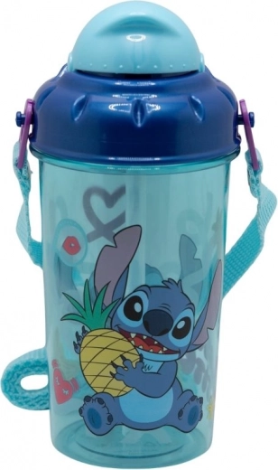 Kids water bottle with strap STITCH 465 ml