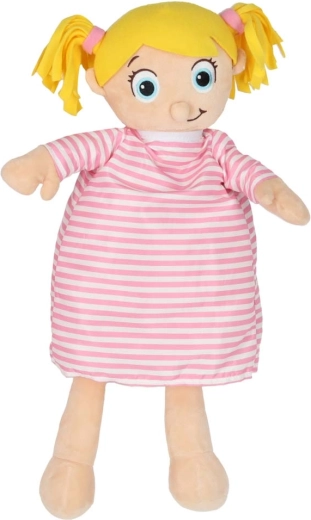 Minkšta pliušinė bičiulė žaidimams ir mokymuisi