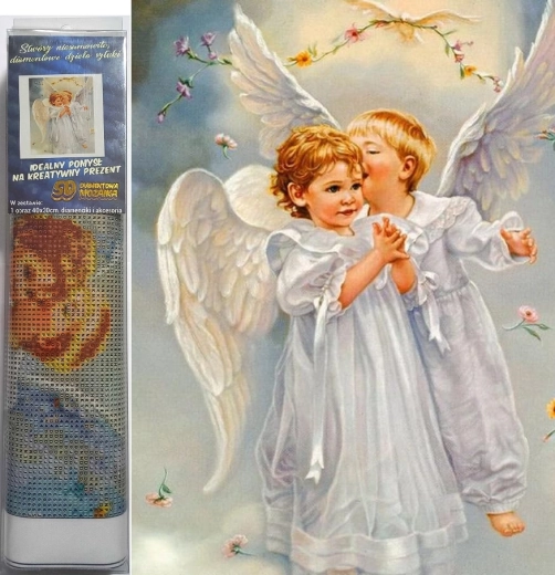 Deimantinė mozaika „Angelai danguje“ 30x40 cm