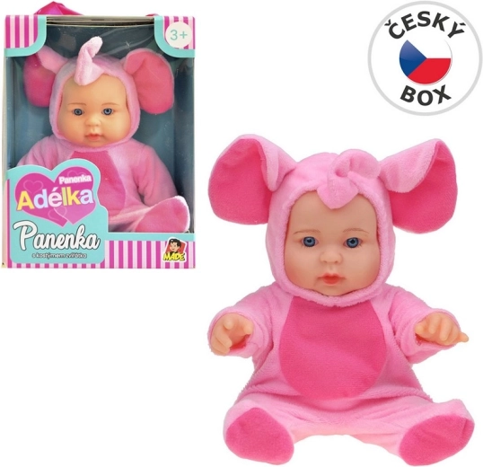 Doll in Animal Outfit 22.5 cm