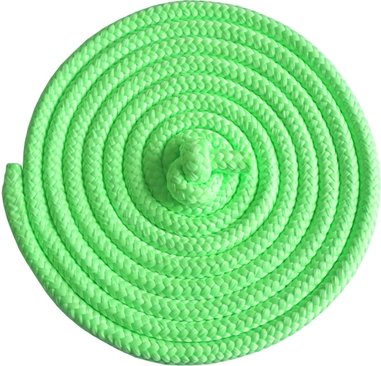 Kubisport gymnastics jump rope 3 m green - 1 piece