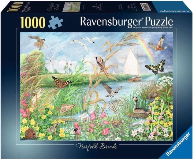 Ravensburger dėlionė Norfolko ežeras 1000 dalių