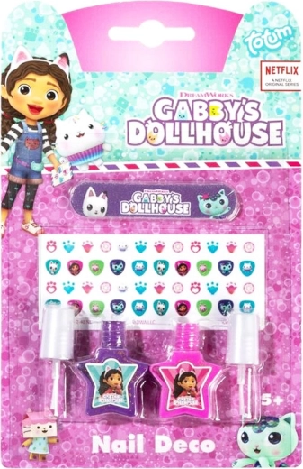 Vaikiškas nagų rinkinys GABBY'S DOLLHOUSE