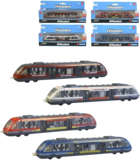Metalinė metro traukinio sąstatas 17 cm – 1 vnt.
