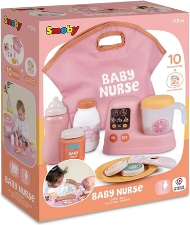 Smoby Baby Nurse rinkinys su šildytuvu