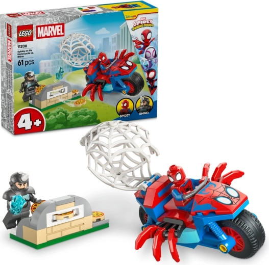 LEGO Spidey ant motociklo vs. Rhino