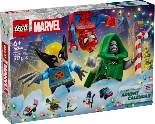 LEGO Marvel advento kalendorius 2026