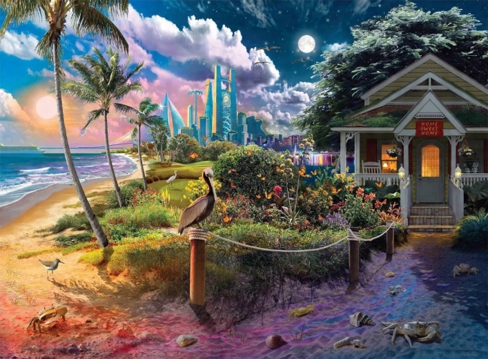 Norimpex Paint by Numbers Beach House 40 × 50 cm