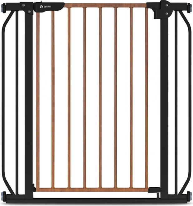 Children’s Safety Gate LIONELO Truus Slim Black Carbon Natural