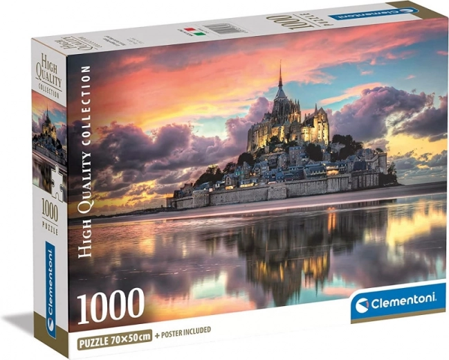 1000 Piece Puzzle Compact Le Magnifique Mont Saint-Michel