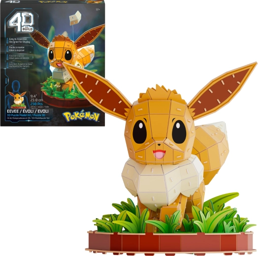 Spin Master 4D Build Pokémon Eevee 3D puzzle model to assemble