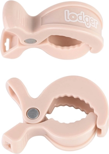 Lodger klipsai vystyklui Swaddle Clip blush – 2 vnt.
