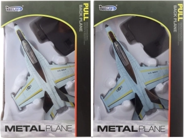 Metalinis lėktuvas su baterijomis, su garsu ir šviesomis
