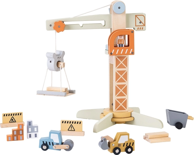 2Kids Toys medinis kranas su priedais