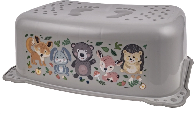 Maltex non-slip step stool The Nature Buddies Hedgehog, green