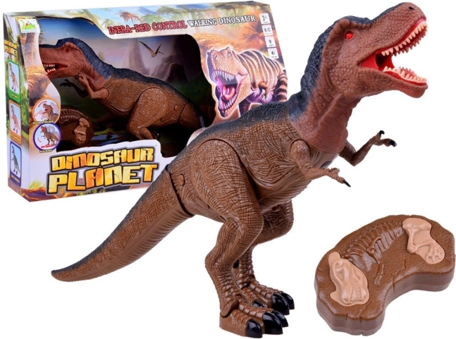 Interaktyvus nuotoliniu būdu valdomas dinozauras T‑Rex