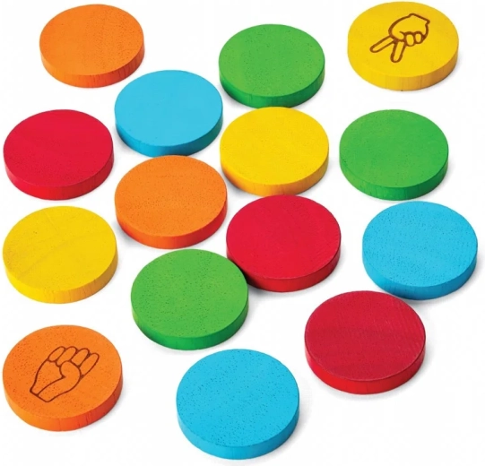 PlanToys mini atminties žaidimas „akmuo, žirklės, popierius“