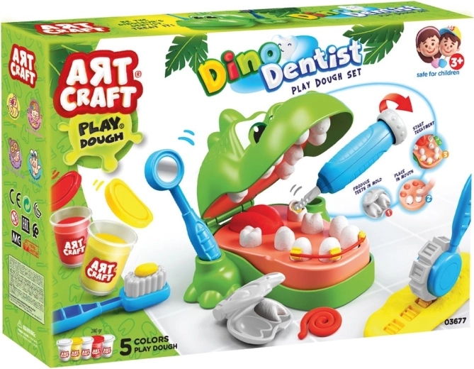 Fun dinosaur dentist game