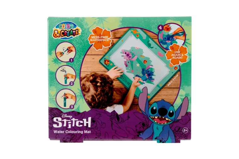 Kūrybinis vandens piešimo kilimėlis su personažu Stitch