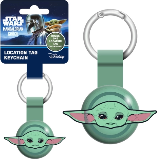 Mandalorian ir Grogu raktų pakabukas lokatoriui