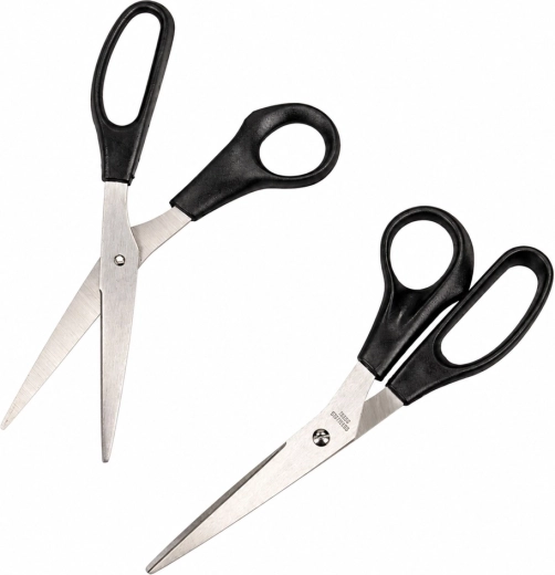 Kanceliarinės žirklės Taurus juodos 21 cm – 1 vnt.