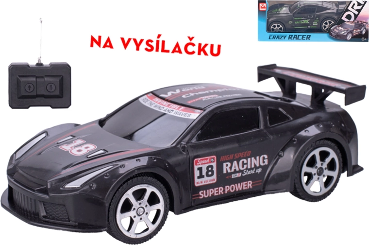 R/C lenktyninis automobilis 18 cm su nuotoliniu valdymu 27 MHz
