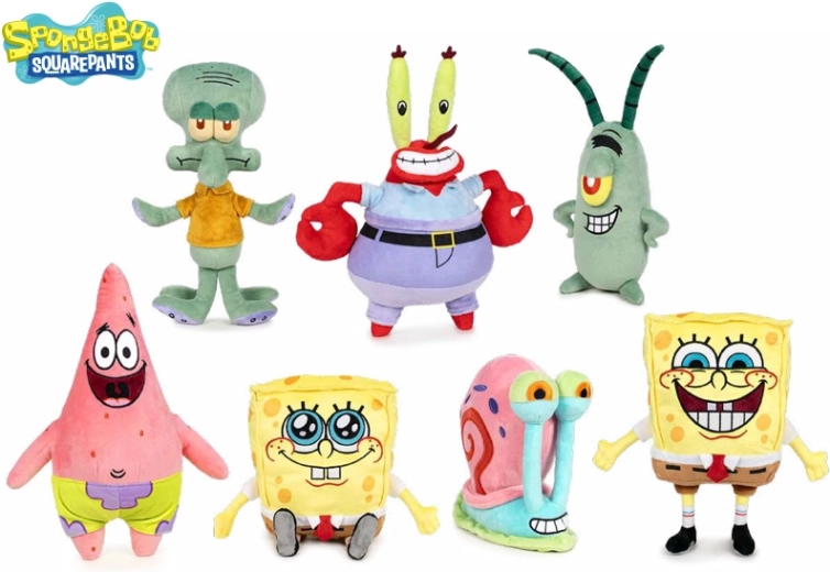 Pliušinis žaislas „SpongeBob“ 30 cm – 1 vnt.