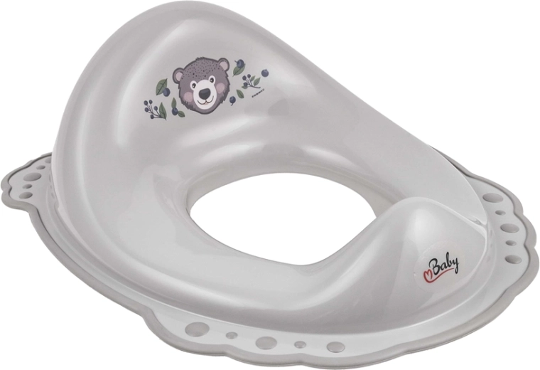 MALTEX neslystanti WC redukcija The Nature Buddies ežiukas – Meškiukas Grey