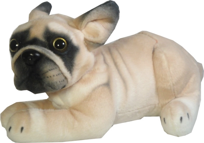 Plush Bulldog Dog 26 cm - 1 pc