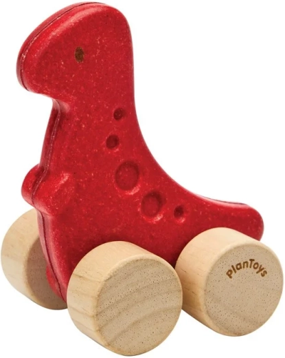 PlanToys medinis automobiliukas dinozauras dino rex – 1 vnt.