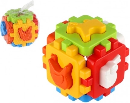 Plastikinis įdedamasis kubas 10 × 10 cm tinklelyje
