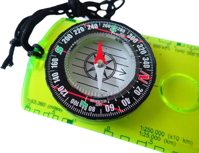 Scales for quick work with a map