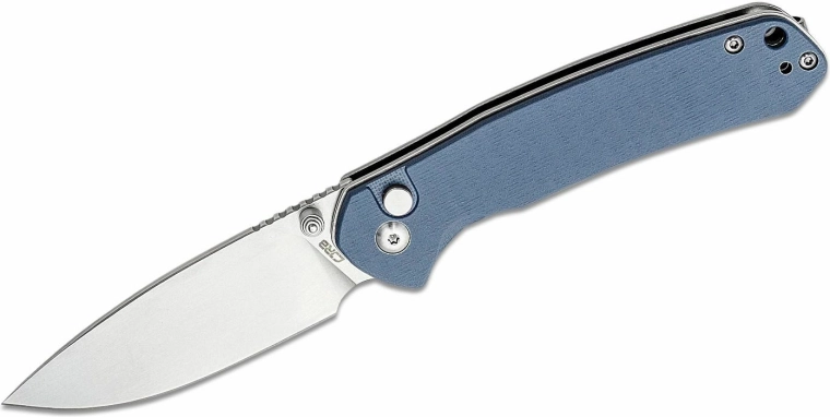 CJRB Pyrite G10 folding pocket knife 7.9 cm gray