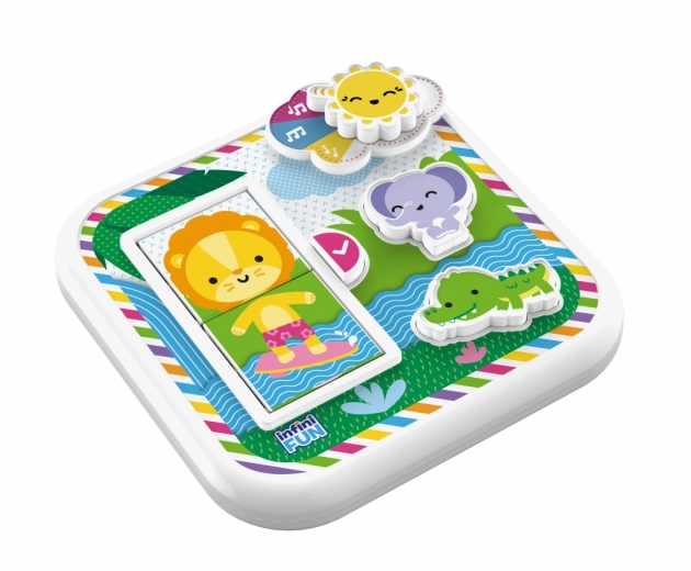 Mano pirmoji interaktyvi dėlionė su garsais