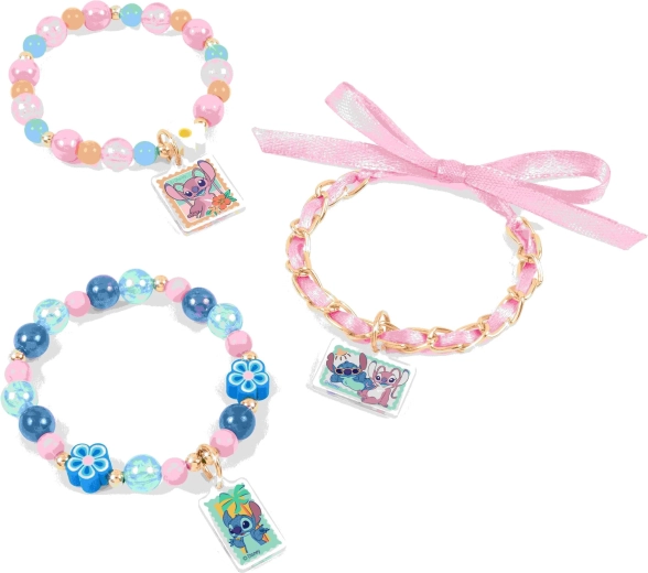 Pasigaminkite net 12 apyrankių su Stitch pakabukais