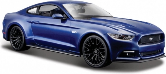 Kompazitinis Ford Mustang GT 2015 automobilio modelis 1:24 mėlynas