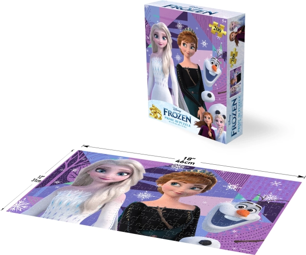 3D dėlionė Disney Ledo šalis – Elsa ir Ana, 200 detalių