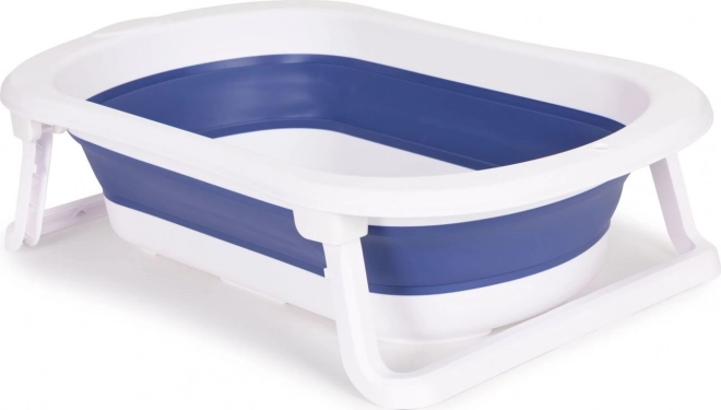Foldable children's bathtub with drain Ecotoys – Blue